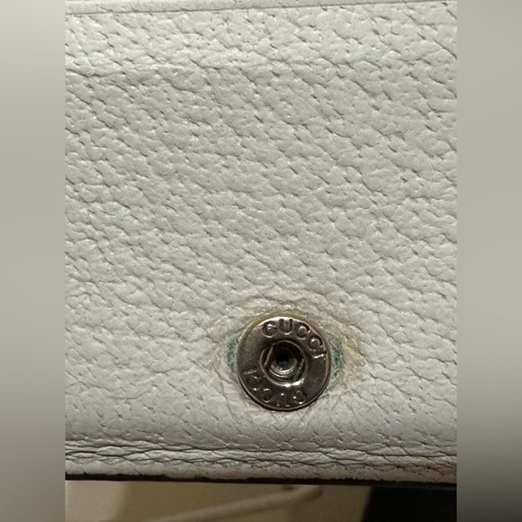 Gucci Cream Queen Margaret GG Coated Leather Compact Wallet W/Box and Dustbag - Picture 10 of 13
